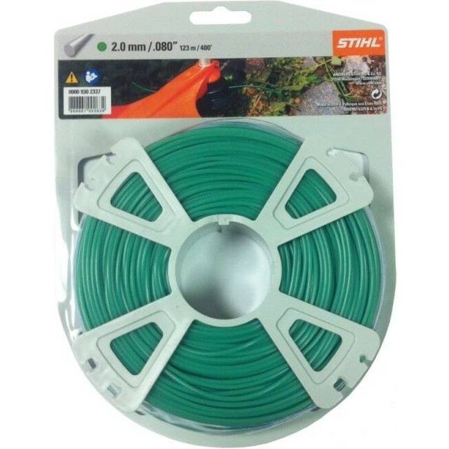 "Genuine Stihl Strimmer Line 2.0mm / .080"" x 123m /400' Round Green Wire"