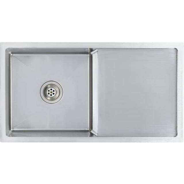 vidaXL Handmade Kitchen Sink Stainless Steel - Silver