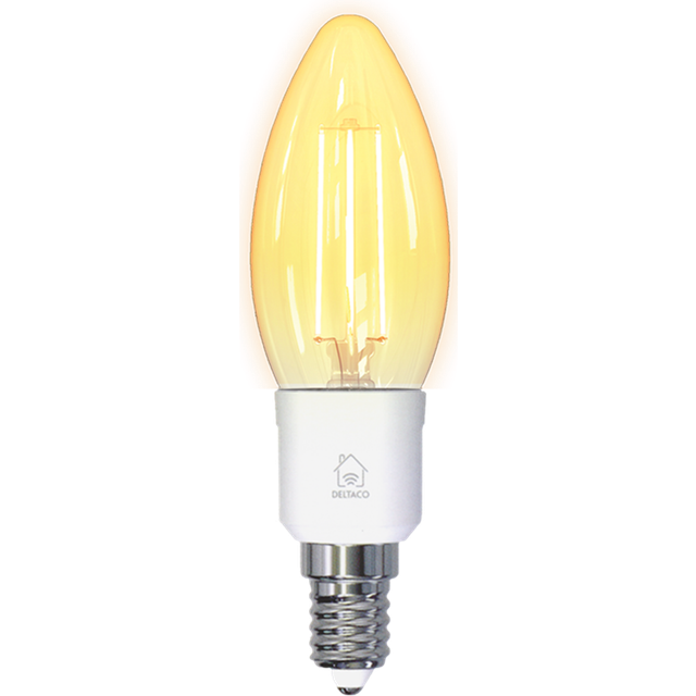 Deltaco Smart Home LED-lampa Filament E14 WiFI 4.5W