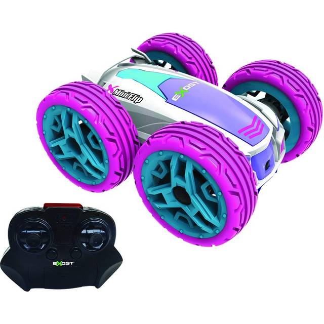 SilverLit 20243 Exost Mini Flip Pink Remote Control Car