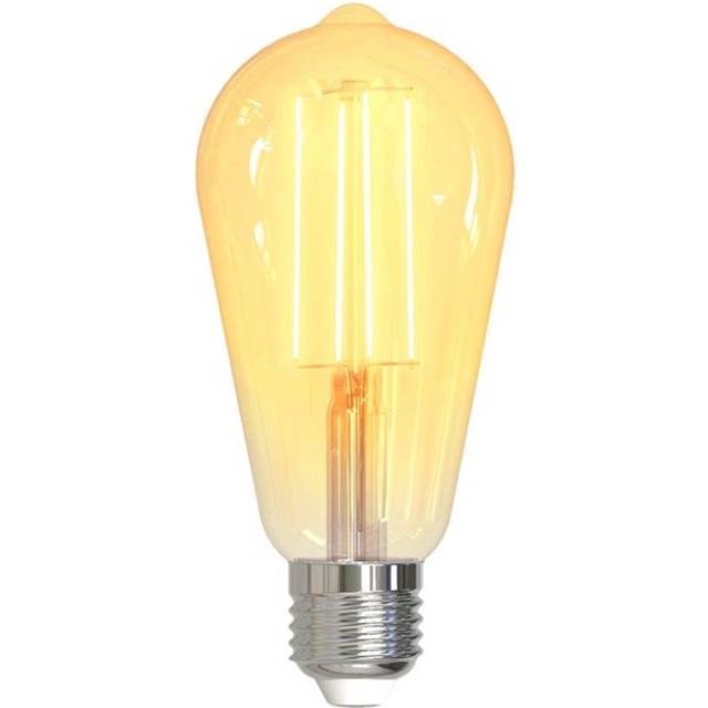 DELTACO SMART HOME FILAMENT LED-lampa, E27, WiFI, 5.5W, 1800K-6500K