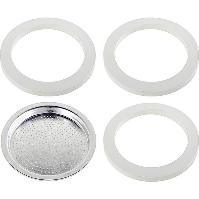 Bialetti Gaskets 3 Pieces - Barley Express Filter For 2 Cups