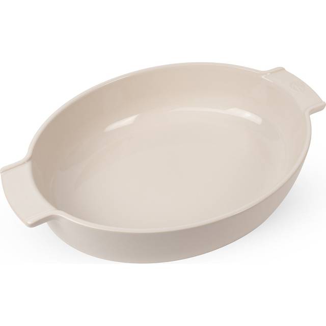 Peugeot Appolia oval baking dish 40 cm slate gray - ceramic