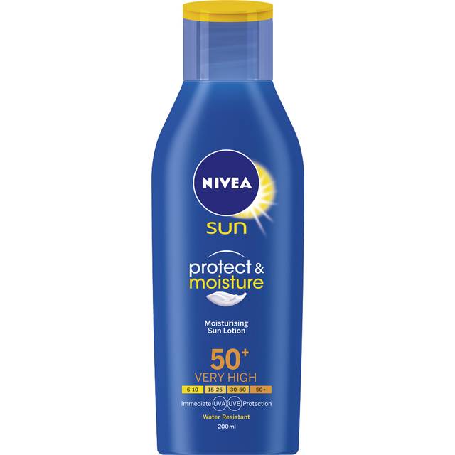 Nivea Sun Protect & Moisture Suncream Lotion Spf 50+ 200ml