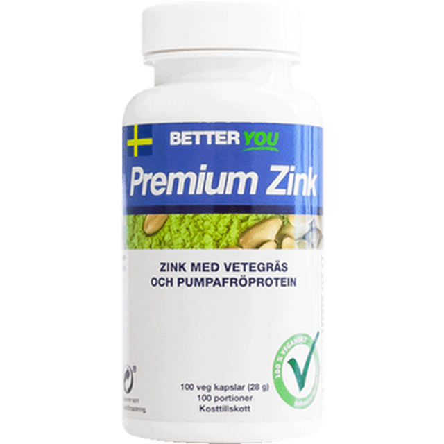 Better You Premium Zink 100 kapslar