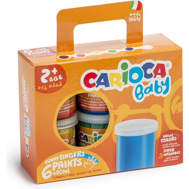 Carioca Kids Baby Finger Paints Set of 6