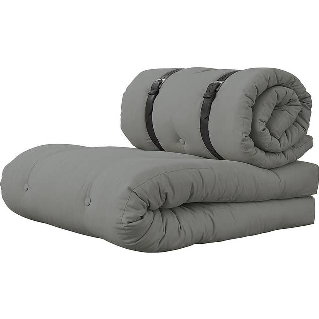 Karup Design Buckle Up OUT fåtöljer och soffa från Dralon | lounge-säng lounge möbler och trädgårdsmöbler med fläckresistent och vattenavvisande dralontyg 70 x 95 x 60 Mörkgrå