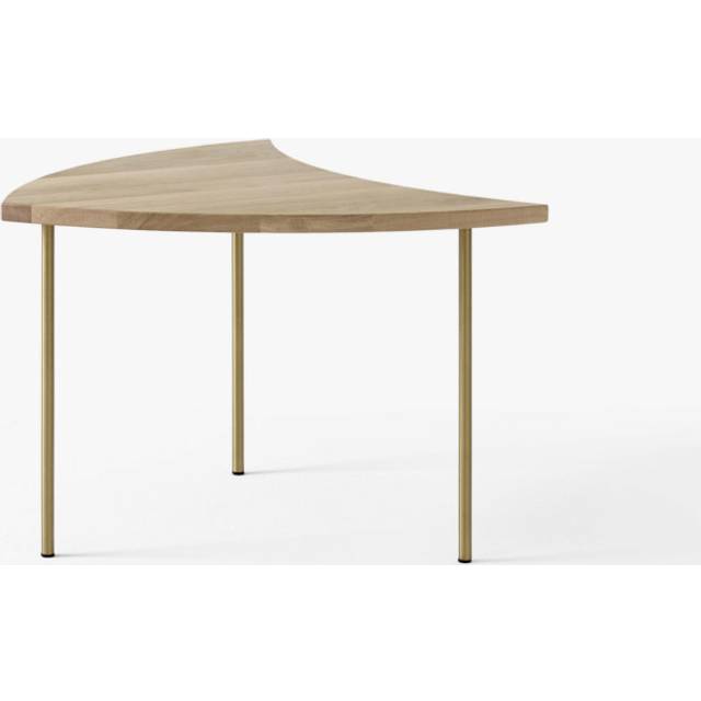 Pinwheel HM7 Table, Oiled Oak/Stainless Steel