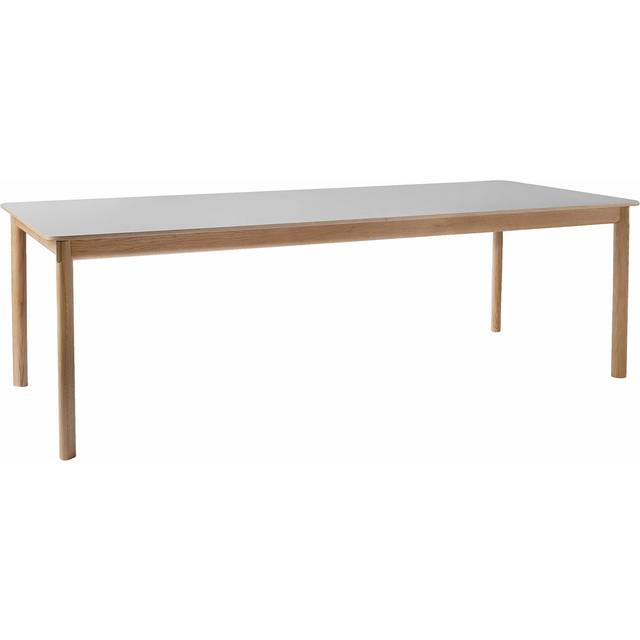 &amp;Tradition - Patch HW2 - Fenix Beige Arizona 0748 - Oak - Brass - Matbord - Hee Welling - Träfärgad - MDF/Metall/Trä
