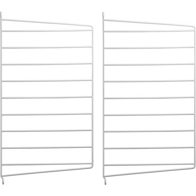 String - Väggavel 50x30cm 2-pack grå - Grå - Metall