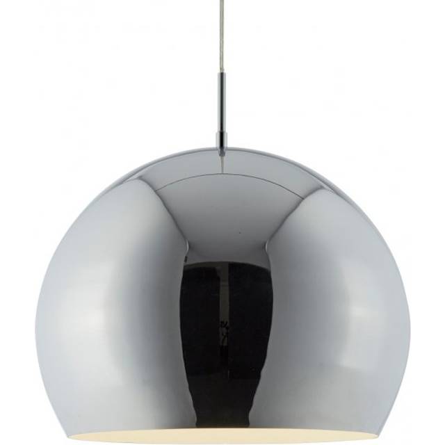Searchlight 3039BK Industrial Pendant 1 Light 40cm Matt Black Ball Pen