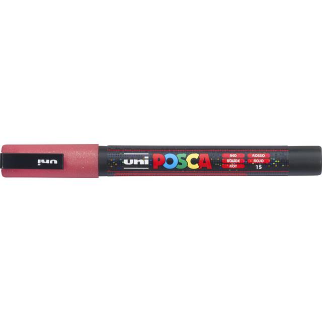 Posca Paint Pen Waterbased Marker PC-3ML (1.5mm) Glitter Red