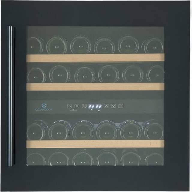 Cavecool Morion Dravite - 36 bottles - 2 zones - Black - Integrated