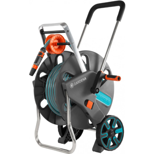 Gardena 18522-20 Clever Roll L Easy Set Hose Trolley With 50 Metre Hos