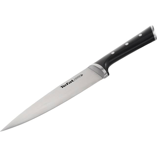 Tefal Ingenio Ice Force Kockkniv K2320214 | Svart/Rostfritt Stål | 20 cm
