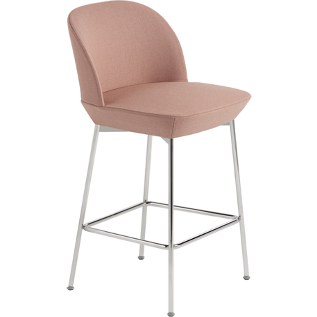 Muuto Oslo Counter stol kromade ben Ocean 32 - Beige