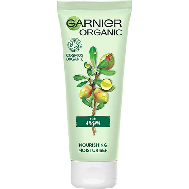 Garnier Organic Argan Nourishing Daily Face Moisturiser Day Cream for Dry and Sensitive Skin 50 ml