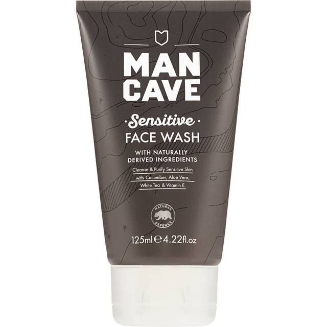 Mancave face wash cleanse amp purify skin - suitable for sensitive skin 125 ml (