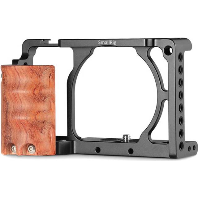 Smallrig Cage with Wooden Handgrip for Sony A6000/A6300 2082
