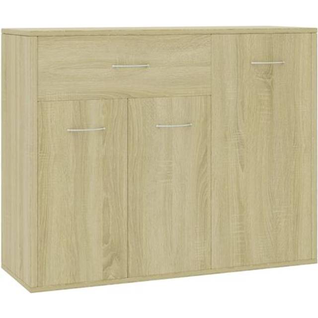 vidaXL Sideboard Black 88x30x70 cm Engineered Wood