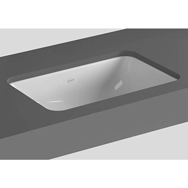 Vitra - S20 Compact Under-Counter Basin 450mm Wide 0 Tap Hole