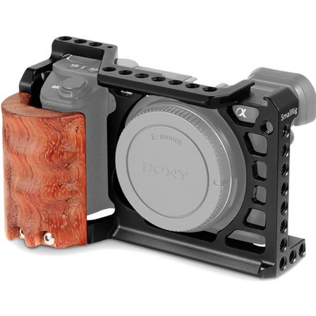 2097 cage med trägrepp för Sony A6500