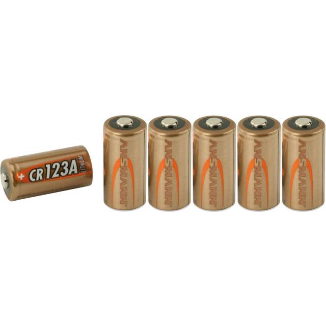 Ansmann CR123 CR123A Fotobatteri Litium 1375 mAh 3 V 6 st