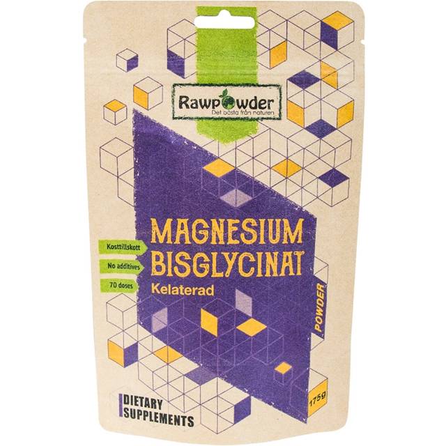 Rawpowder Magnesium Bisglycinate pulver 175 g