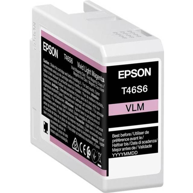 Epson T46S6 Ink Cartridge UltraChrome Pro 10 Vivid Light Magenta 25ml