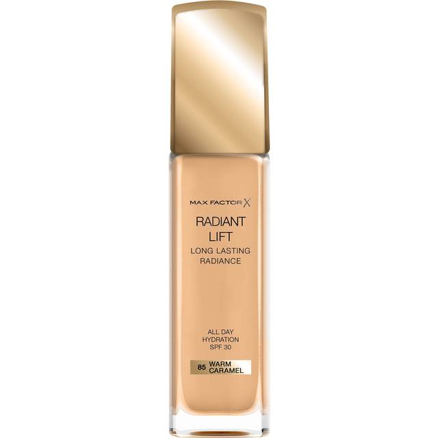 Max Factor Radiant Lift Foundation i 85 varm karamell – krämig mjuk makeup för en hisnande finish – för ett strålande utseende