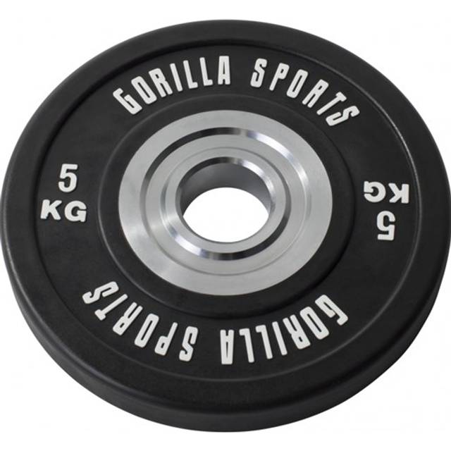 Gorilla Sports Bumper Plates COLOR 50 mm, Viktskivor bumper