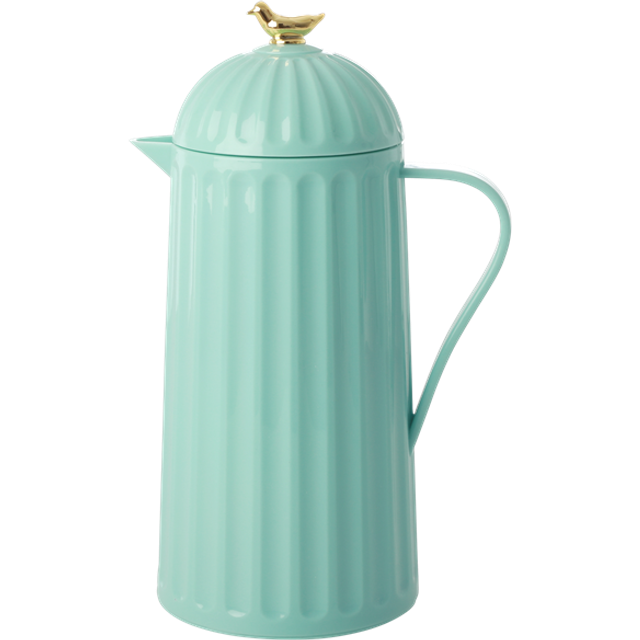 Gold Bird Thermos 1L, Dark Mint