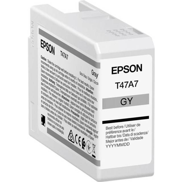 Epson Gray 50 ml bläckpatron T47A7 - Epson SureColor P900