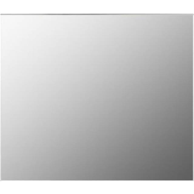 vidaXL Frameless Mirror 70x50 cm Glass - Silver