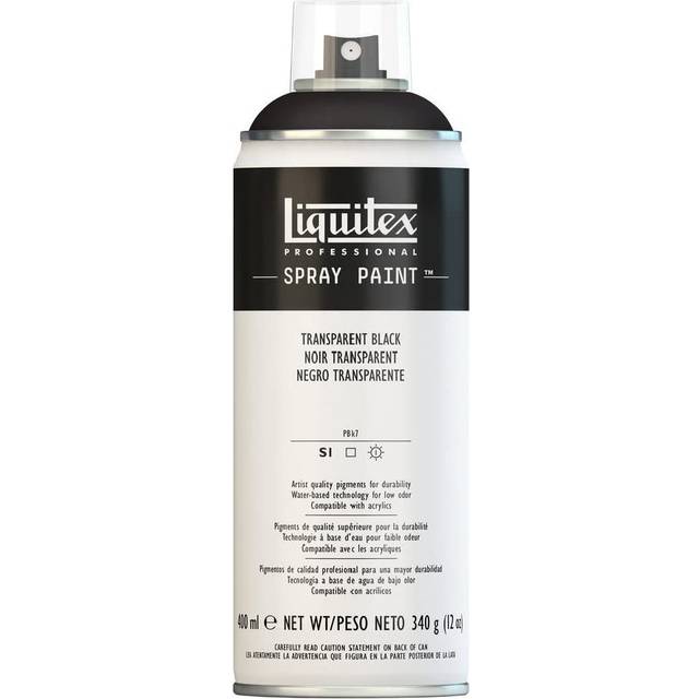 Liquitex Professional Spray Paint 400ml Transparent Black