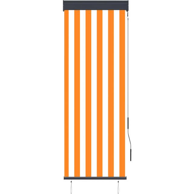vidaXL Rullgardin utomhus 60x250 cm orange och brun