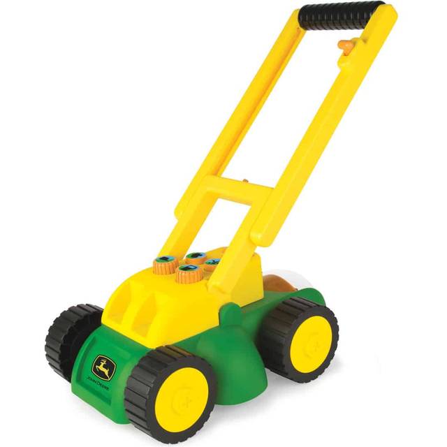 John Deere Real Sounds Lawn Mower - Active Play for Ages 2 to 3 - Fat Brain Toys