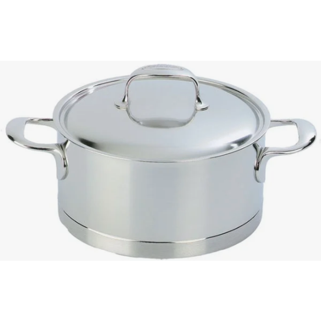 Demeyere Atlantis 7 24 cm Serving pan with double walled lid - silver - 24cm