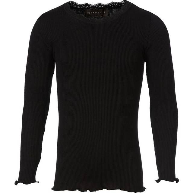 ROSEMUNDE KIDS Rkbeatha Ls Lace Top |Svart |104