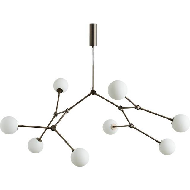 101 Copenhagen - Drop Chandelier Bulp Grey - Takkronor - Kristian Sofus Hansen,Tommy Hyldahl - Grå