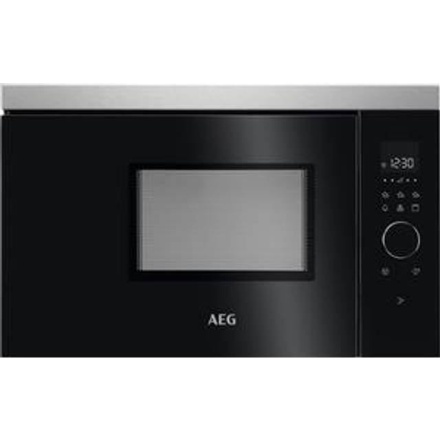 AEG MBB1756DEM 17 Litre 37cm High, Built In Small Microwave With Grill - Black