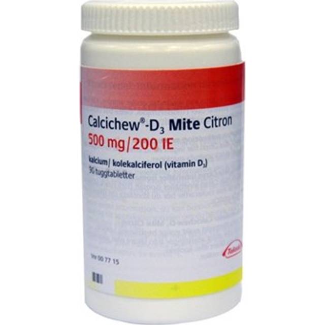 Calcichew-D3 Mite Citron, tuggtablett 500 mg/200 IE 90 st