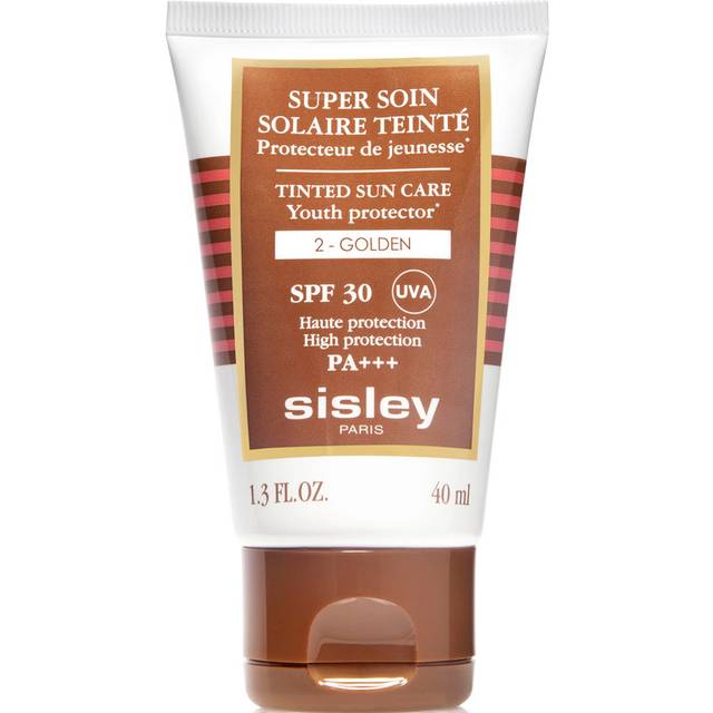 Sisley Super Soin Solaire Teinté Skyddande tonad kräm för ansikte SPF 30 Skugga 2 Golden 40 ml