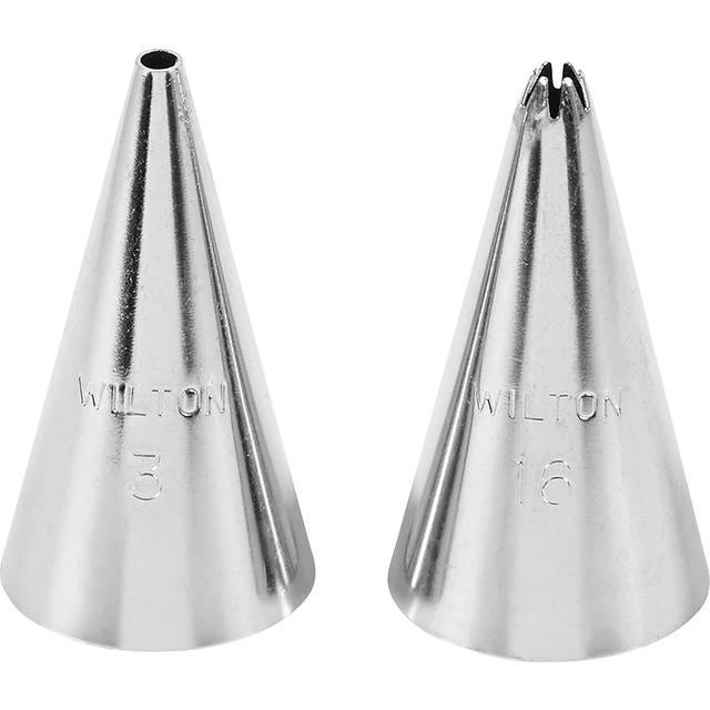 Decorating Tip Set -#3 Round & #16 Star