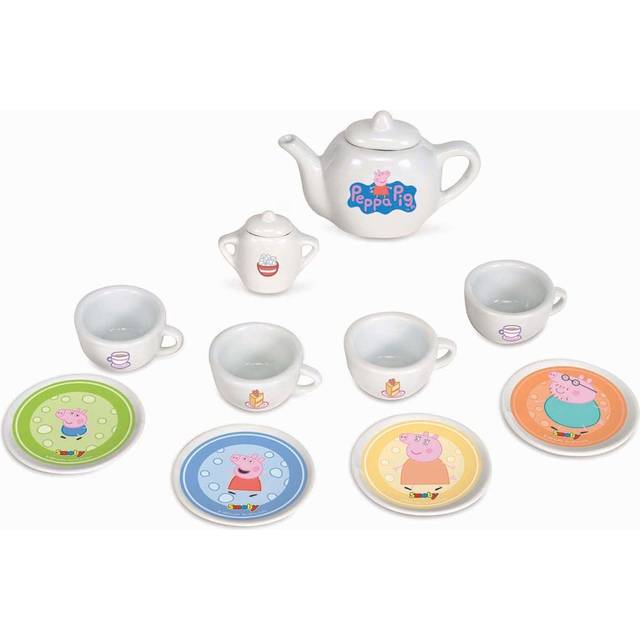 SMOBY Peppa Pig - Porcelain Tea Set |Rosa |One Size