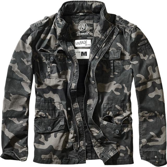 Brandit B Britannia Jacket Black Camo / S Jacka