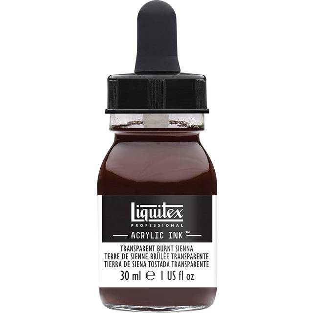 Liquitex Professional Acrylic Ink - Transparent Burnt Sienna - 30 ml - Brown