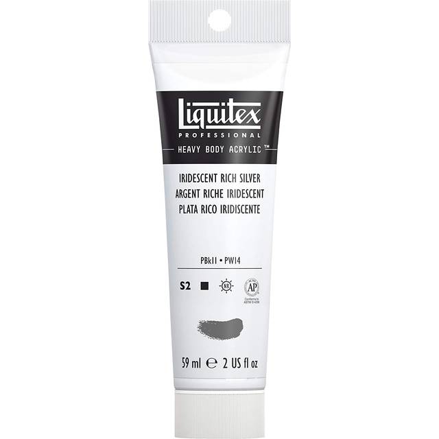 Liquitex Heavy Body Acrylic 59ml 239 Iridescent Rich Silver