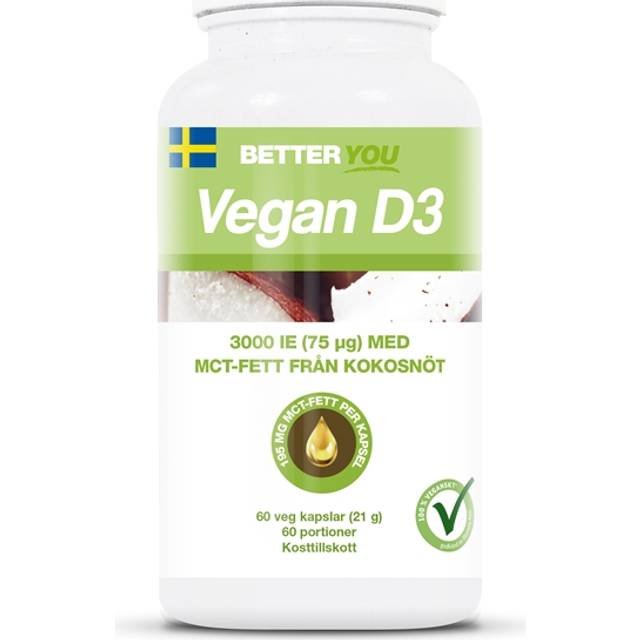 Better You Vegan D3 3000IE + MCT-fett 60 st