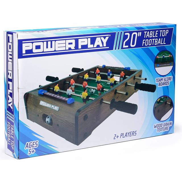 20" Table Football Game - Brown;Wood (9.35cm H X 31cm W X 50.5cm L)